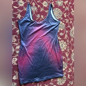 Blackmilk wine black ombré Gradient Tank Dress